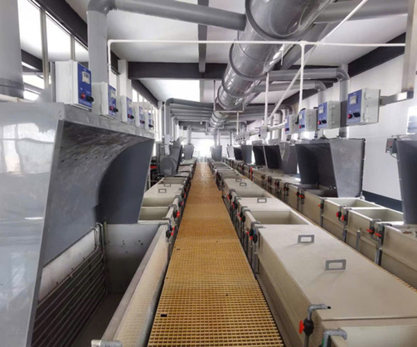 Manual production line for copper, black iron, titanium oxide, oxygen, and hardoxy